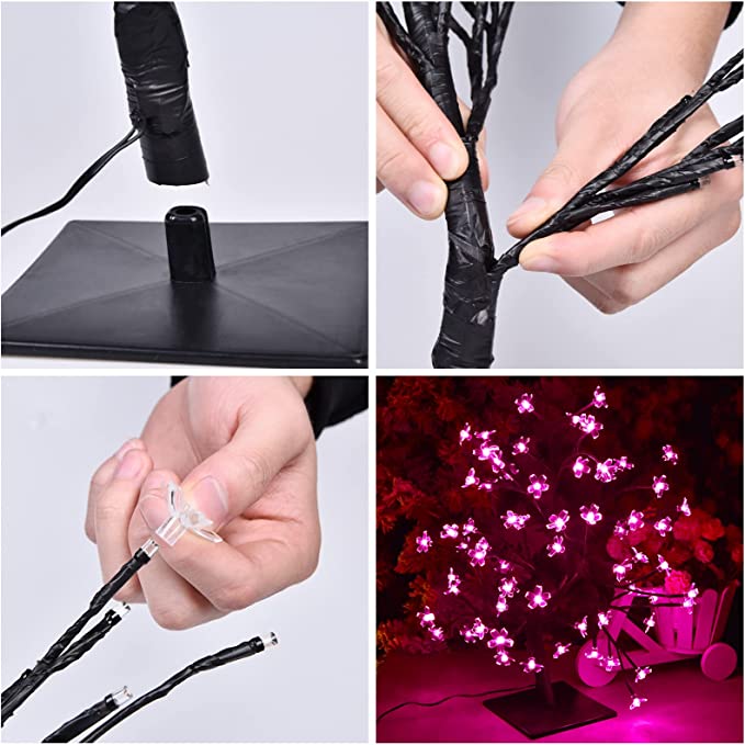 64LED cherry blossom tree
